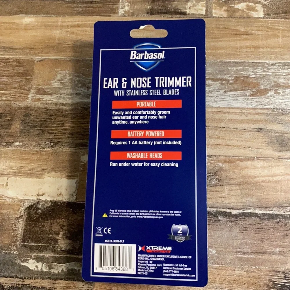 Barbasol ear & nose trimmer new w stainless steel - Picture 8 of 8